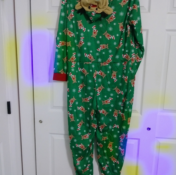 #760Viworld Family Matching Christmas Pajama Set Xmas Deer Pjs One-piece XXL - Picture 6 of 7